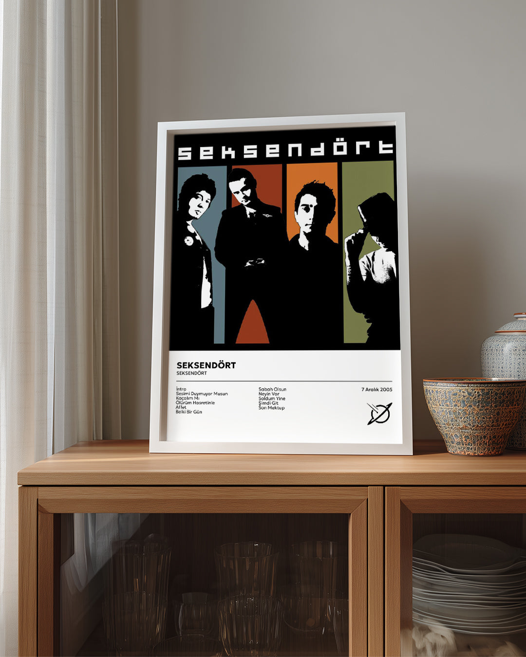 Seksendört - Seksendört Poster Tablosu