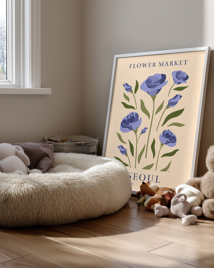 Seoul Rose Poster Tablosu