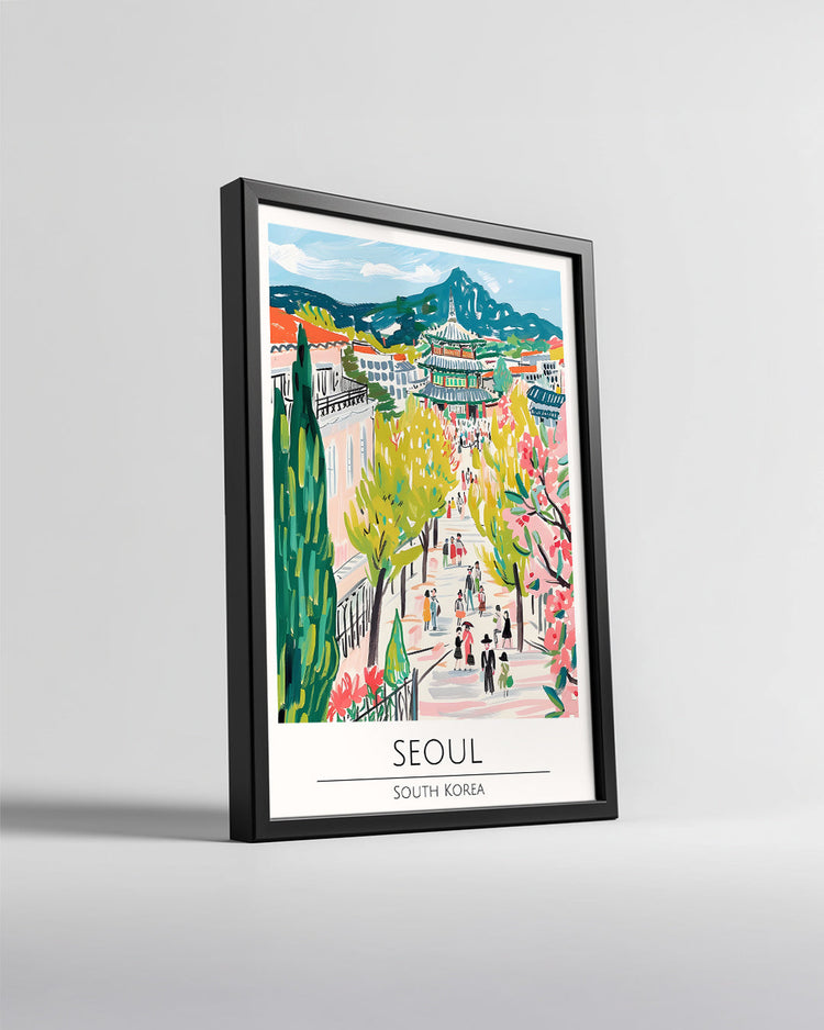 Seul Güney Kore Poster Tablosu