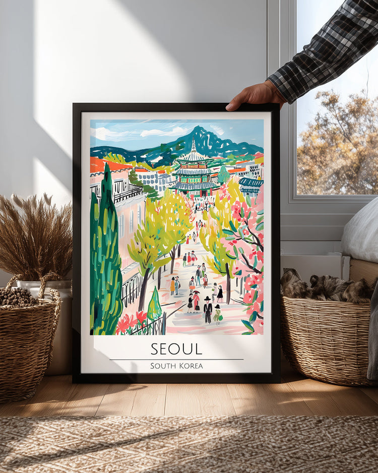 Seul Güney Kore Poster Tablosu