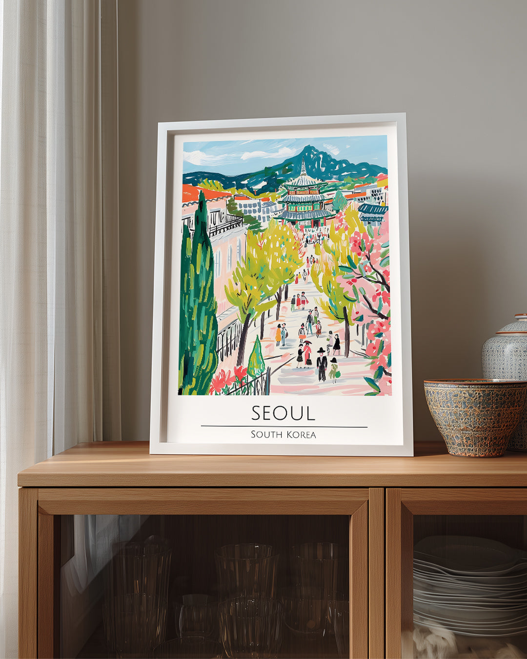 Seul Güney Kore Poster Tablosu