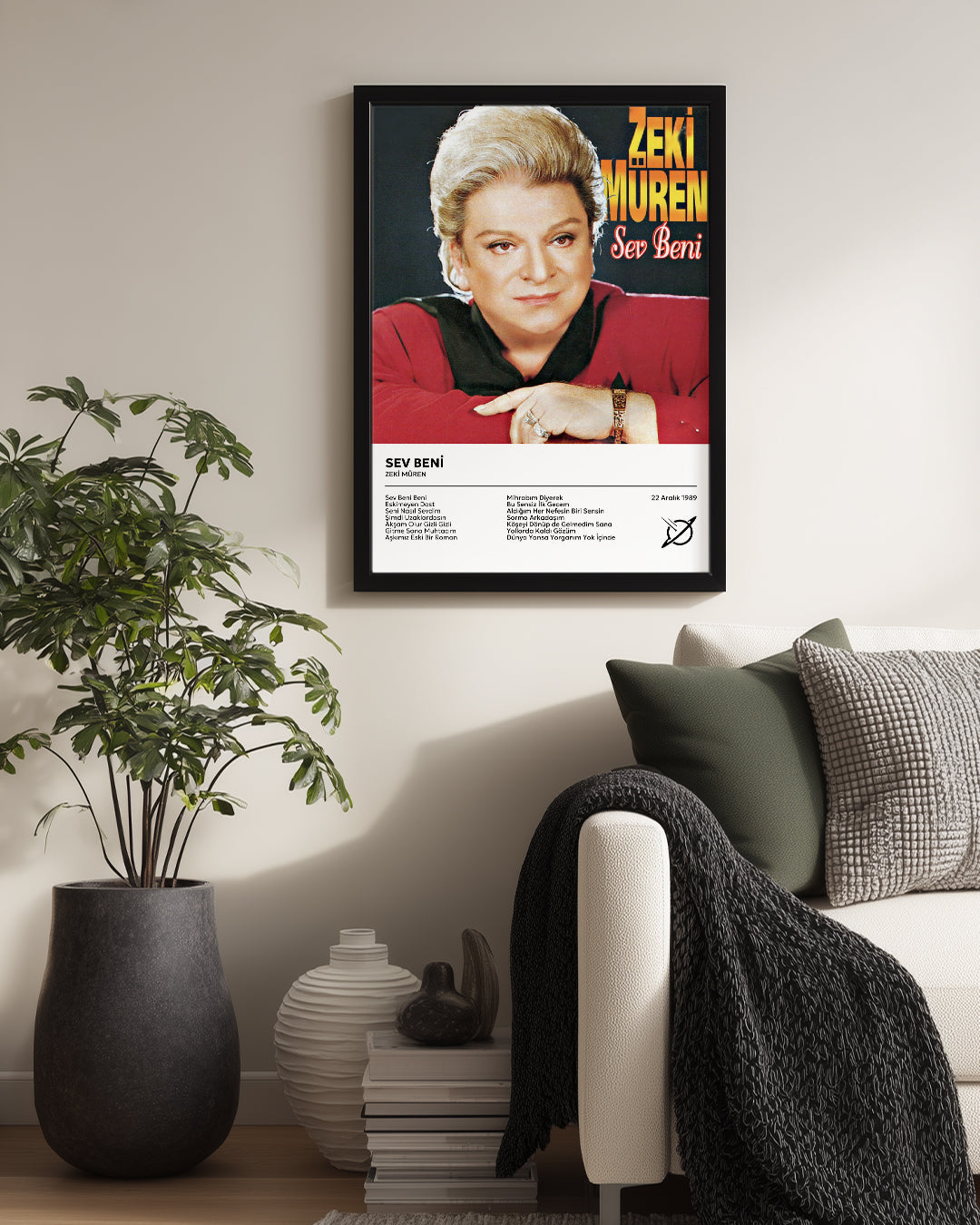 Sev Beni - Zeki Müren Poster Tablosu