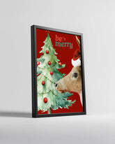 Shooting Star Christmas Poster Tablosu