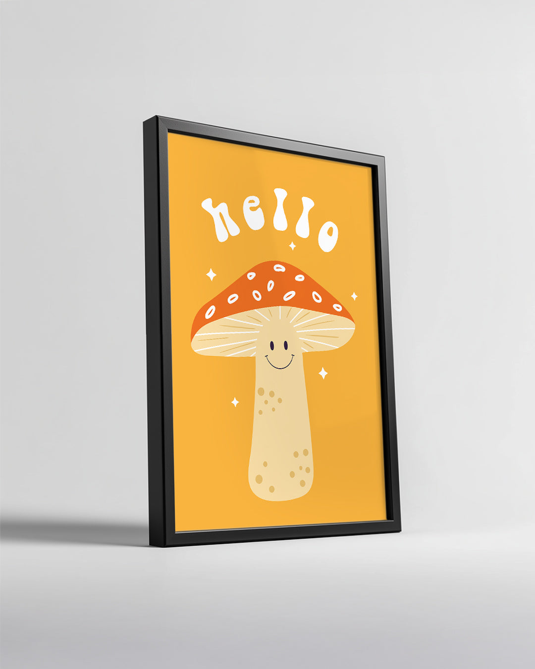 Shroom Hello Poster Tablosu