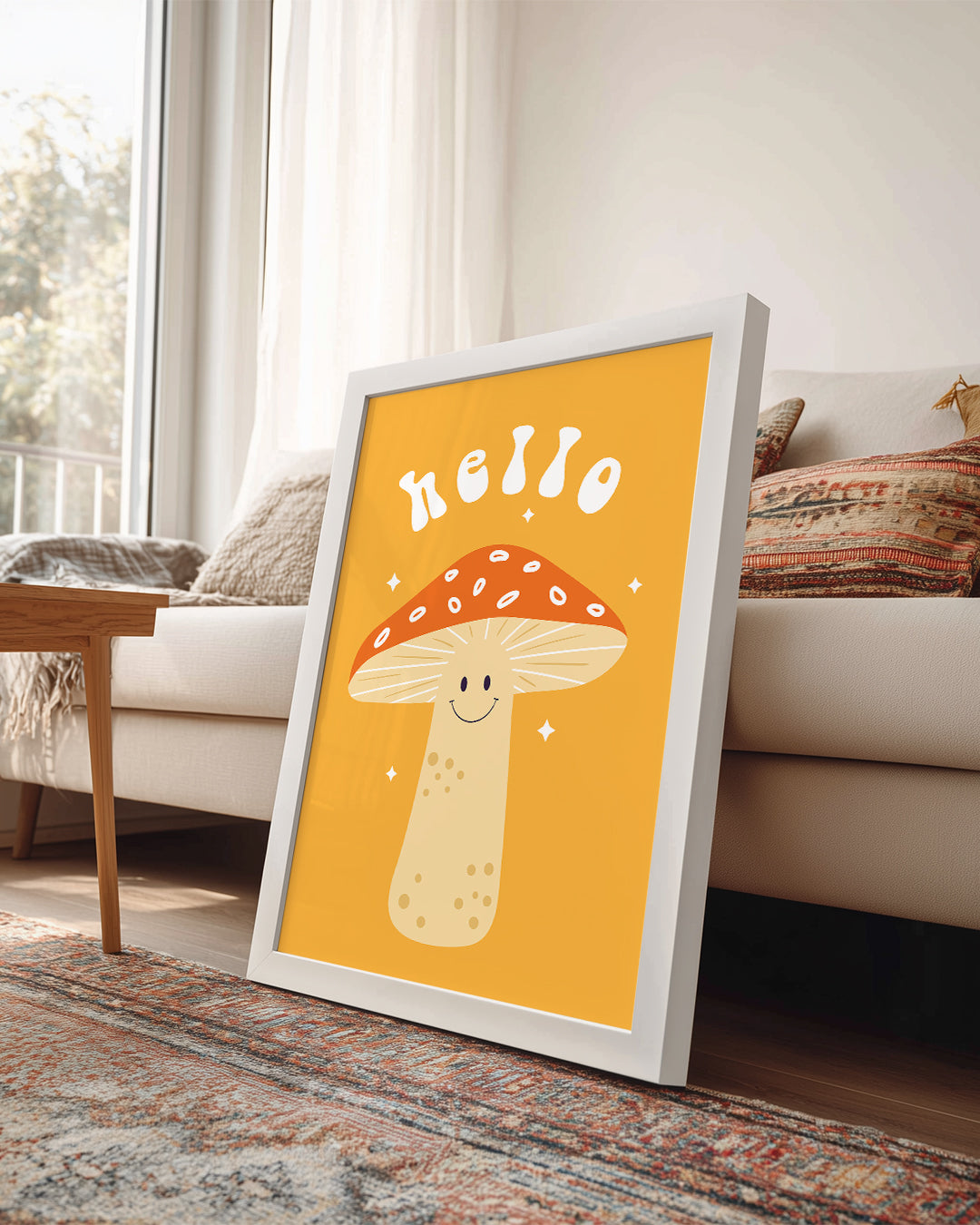 Shroom Hello Poster Tablosu