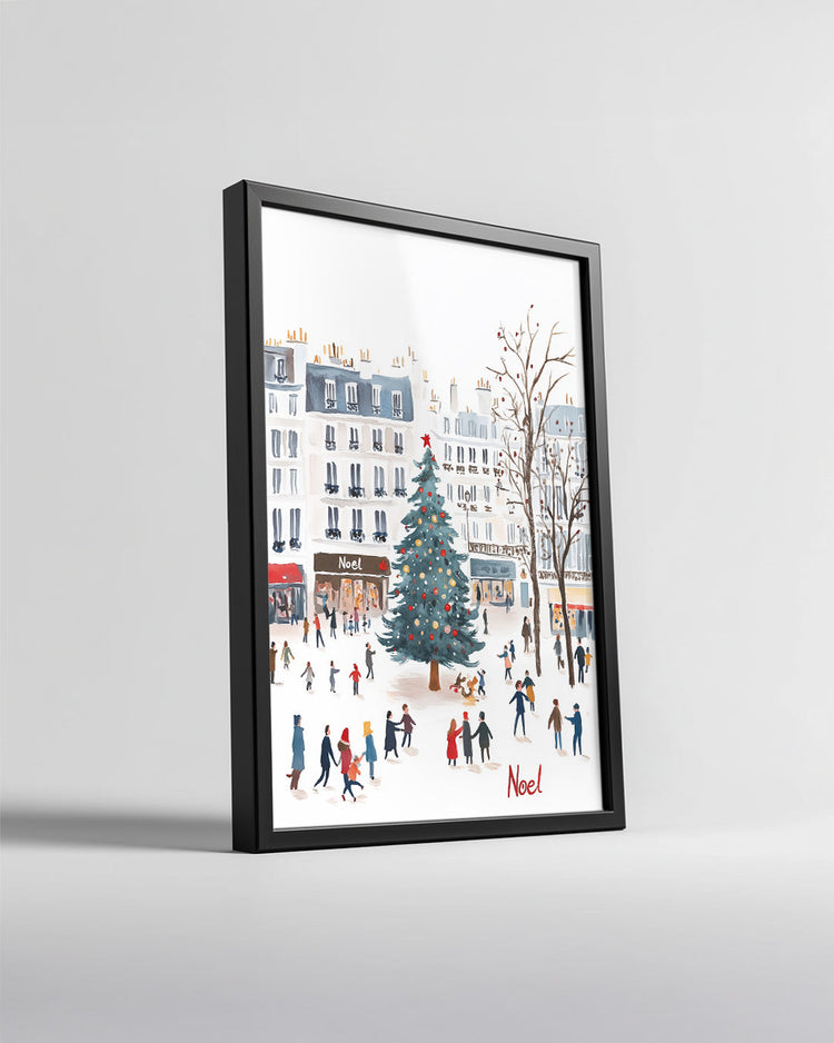 Silent Night Stars Poster Tablosu