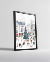 Silent Night Stars Poster Tablosu