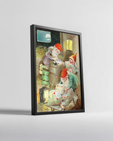 Silent Snow Night Poster Tablosu