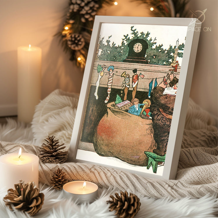 Snow Covered Meadow Poster Tablosu