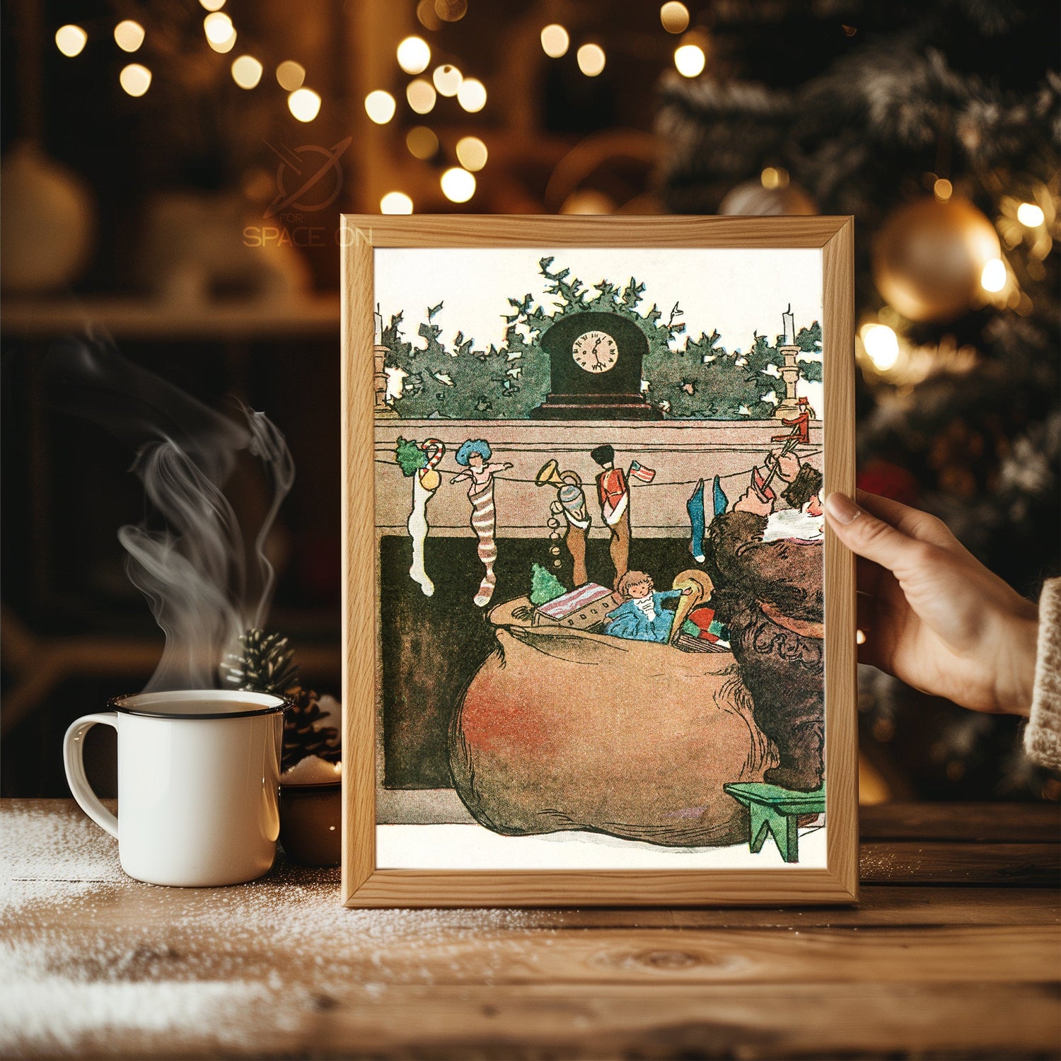 Snow Covered Meadow Poster Tablosu