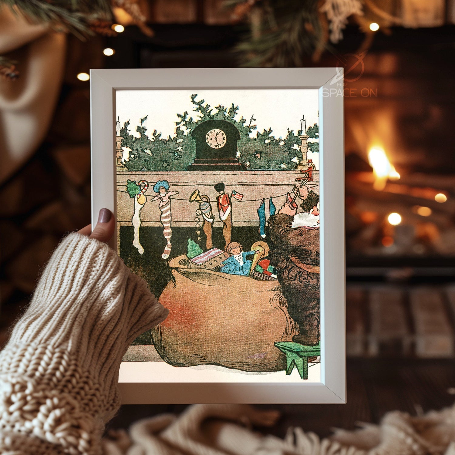 Snow Covered Meadow Poster Tablosu