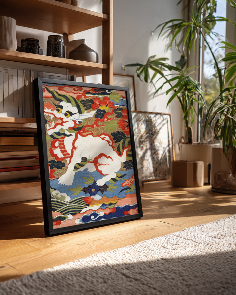 Snow Lion Poster Tablosu