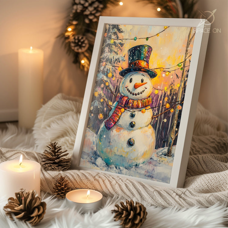 Snowdrift Landscape Poster Tablosu