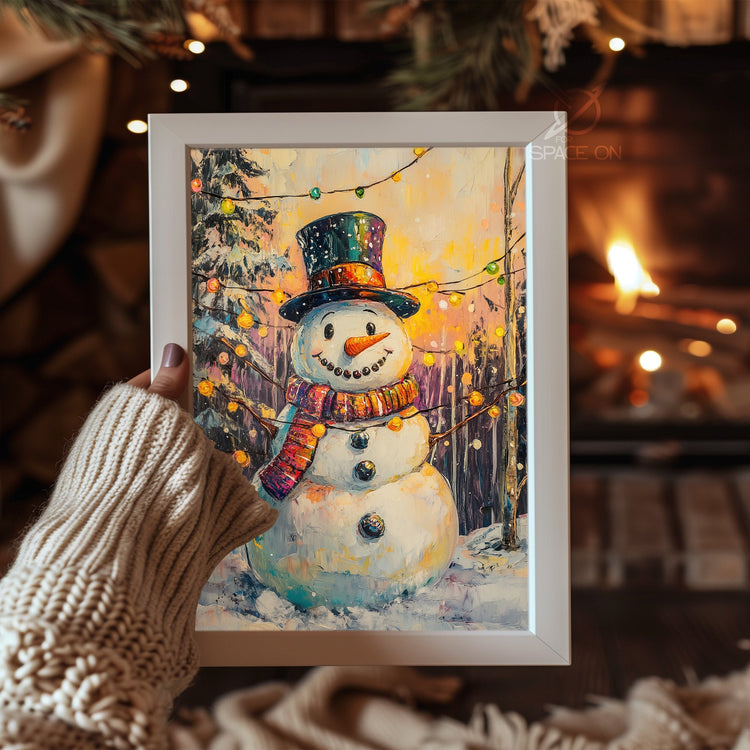 Snowdrift Landscape Poster Tablosu