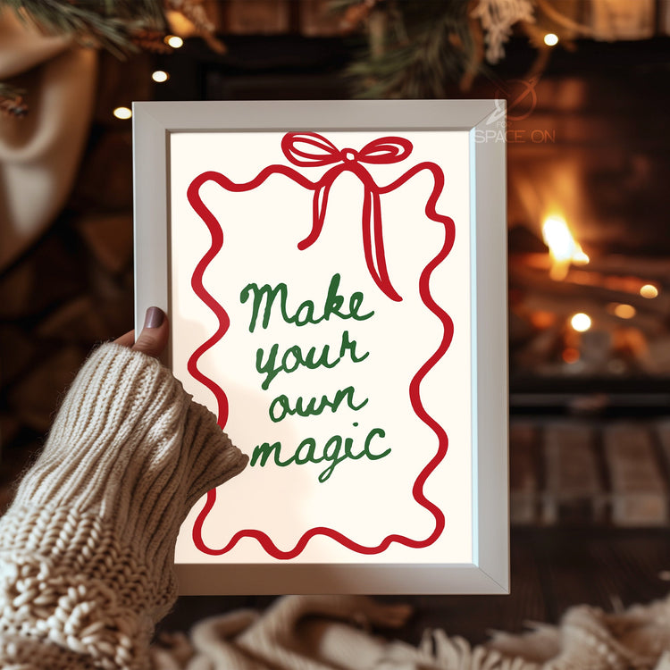 Snowflake Decoration Poster Tablosu