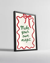 Snowflake Decoration Poster Tablosu