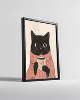 Snowman Garden Scene Poster Tablosu