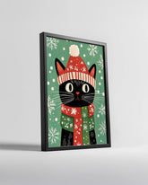 Snowman Tea Party Poster Tablosu