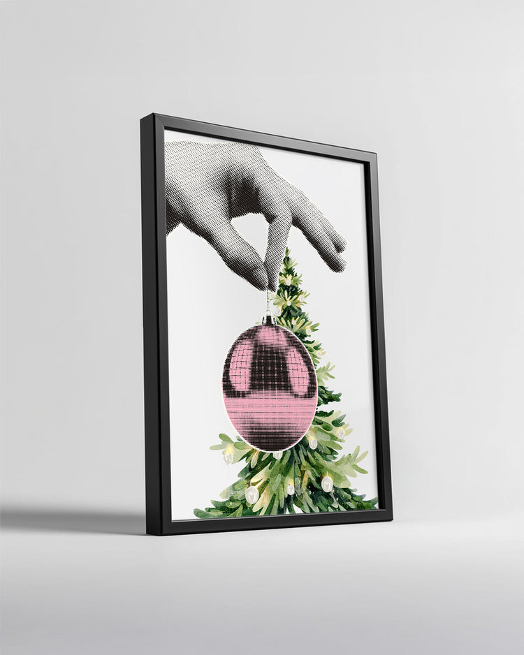 Snowy Hare Art Poster Tablosu