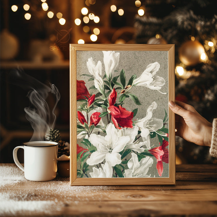 Snowy Owl Night Poster Tablosu