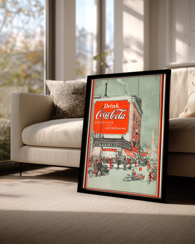 Soda Town Poster Tablosu