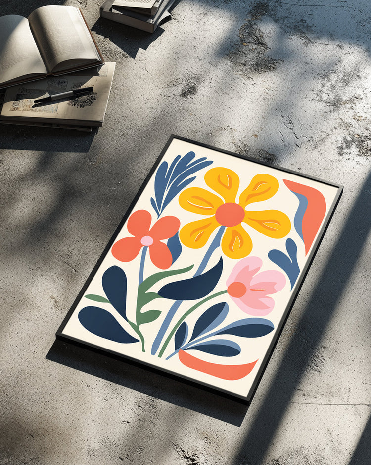 Soleil Jaune Poster Tablosu