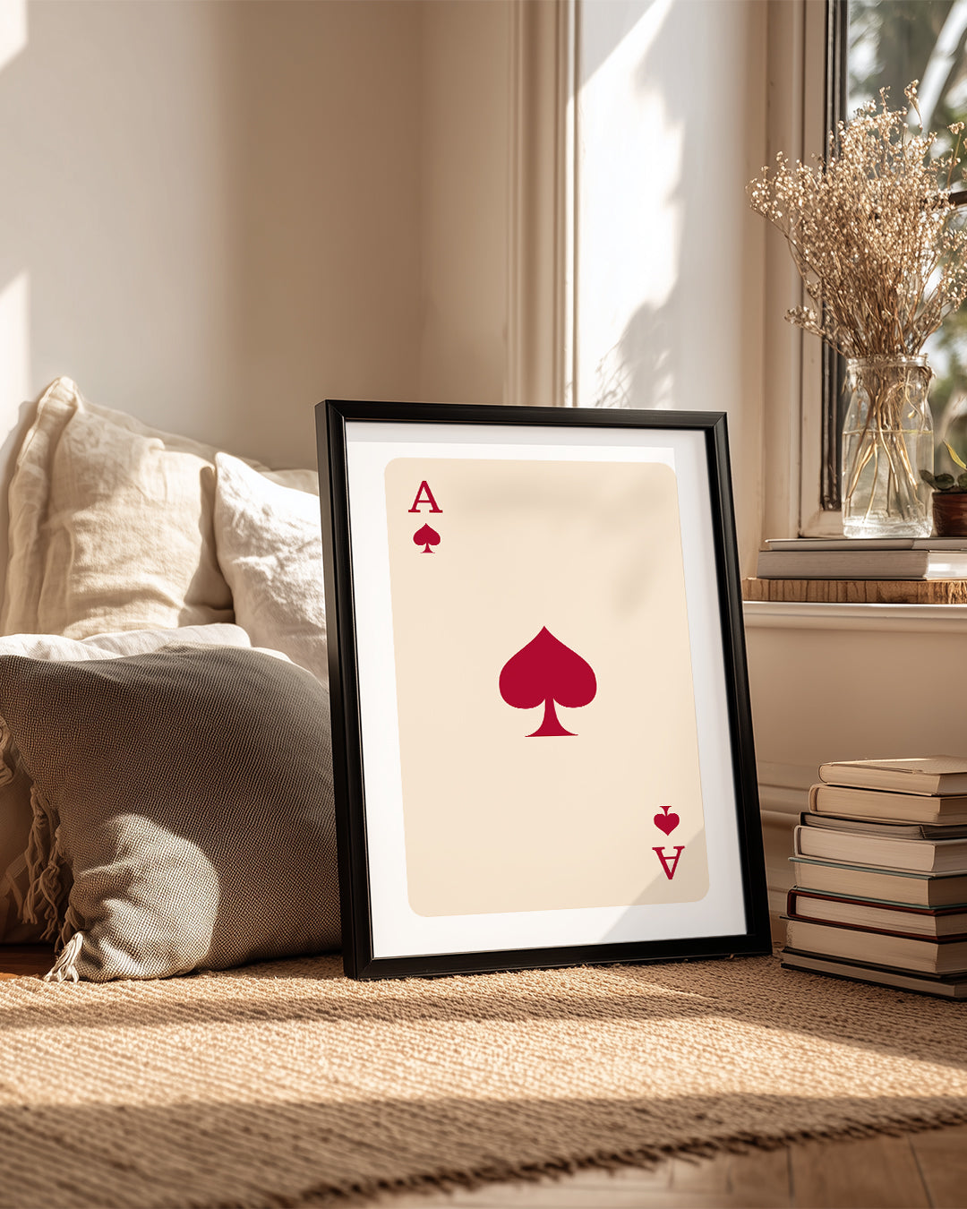 Spade Red Poster Tablosu