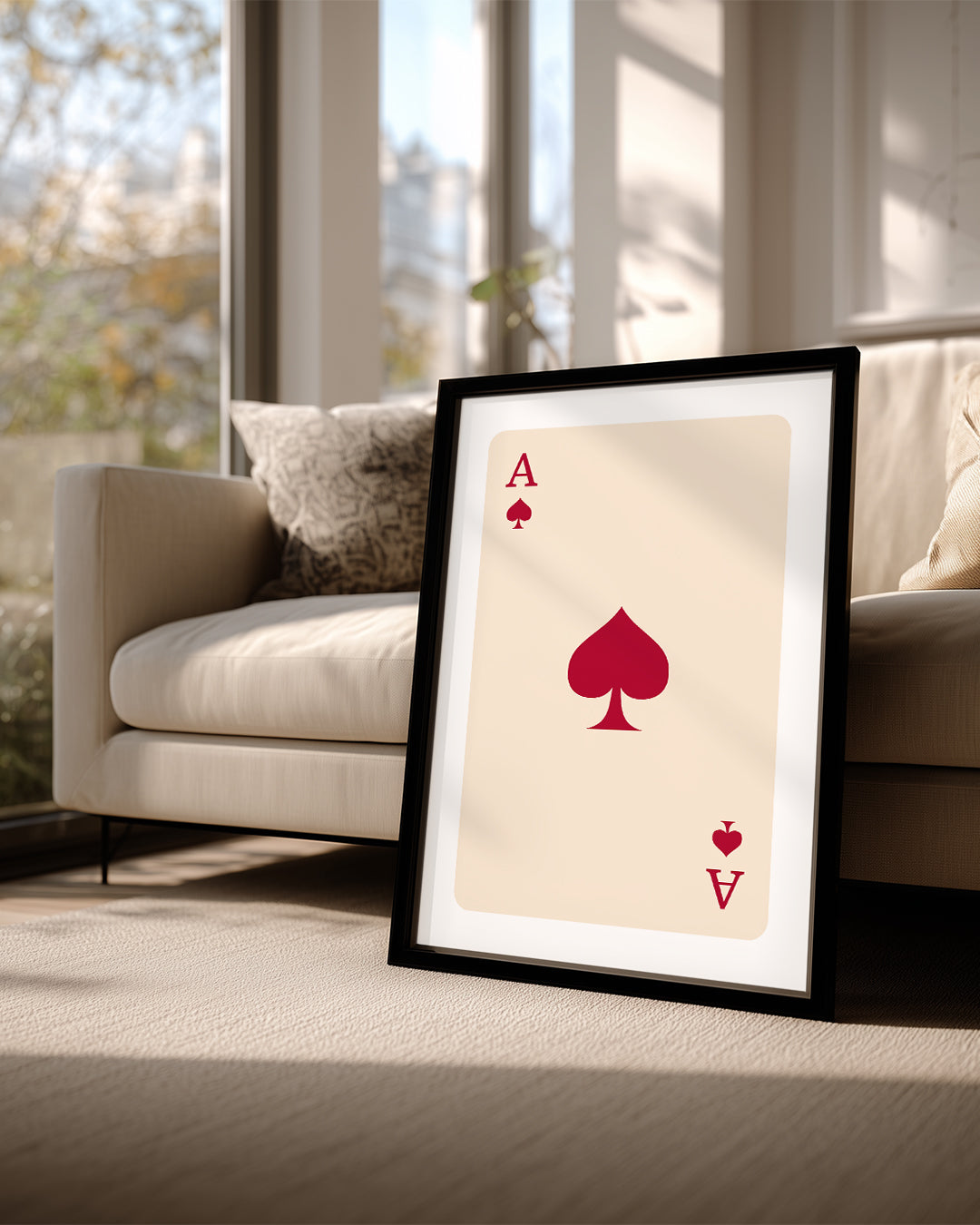 Spade Red Poster Tablosu