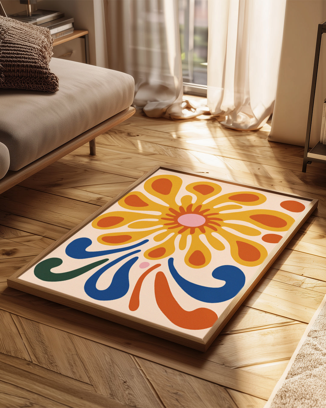 Splash Bloom Poster Tablosu