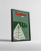 Squirrel Winter Scene Poster Tablosu