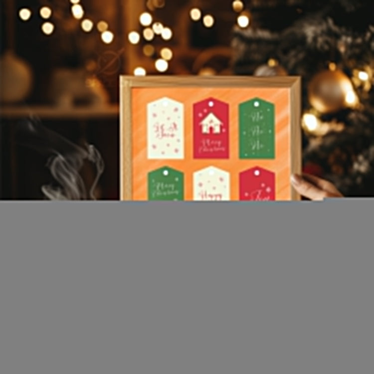 Stag Winter Portrait Poster Tablosu