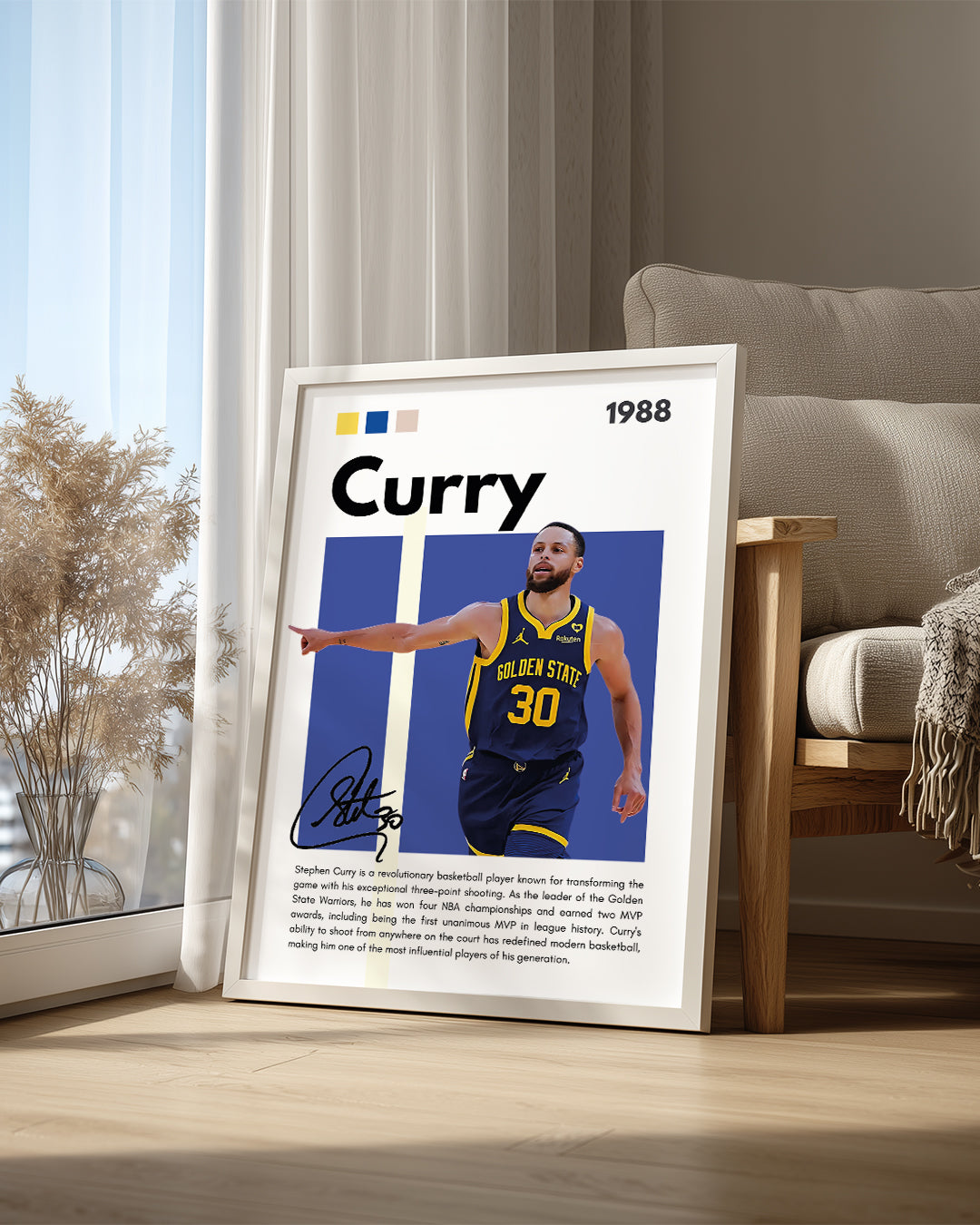 Stephen Curry 1988 Poster Tablosu