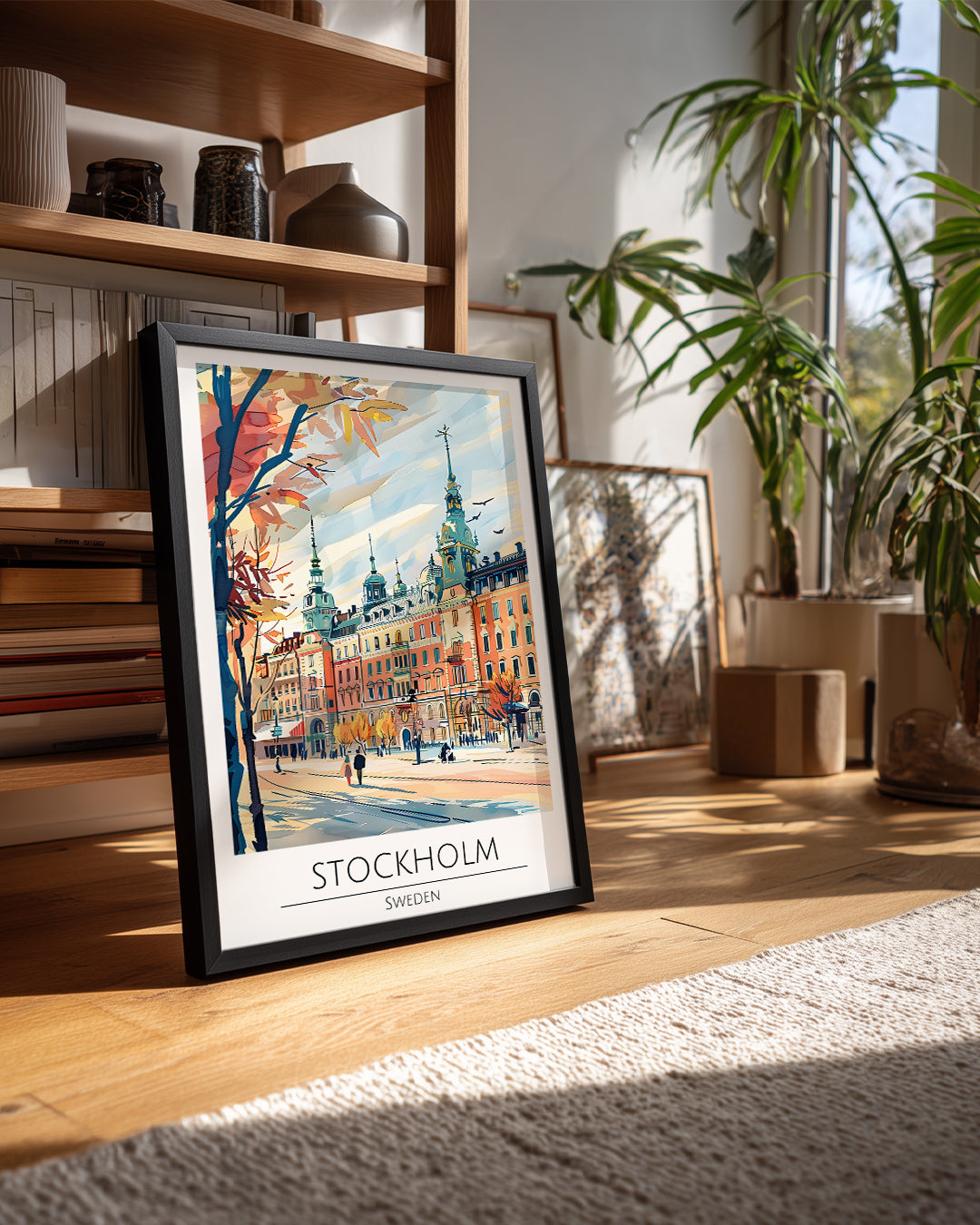 Stockholm İsveç Poster Tablosu