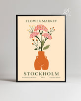 Stockholm Vase Poster Tablosu