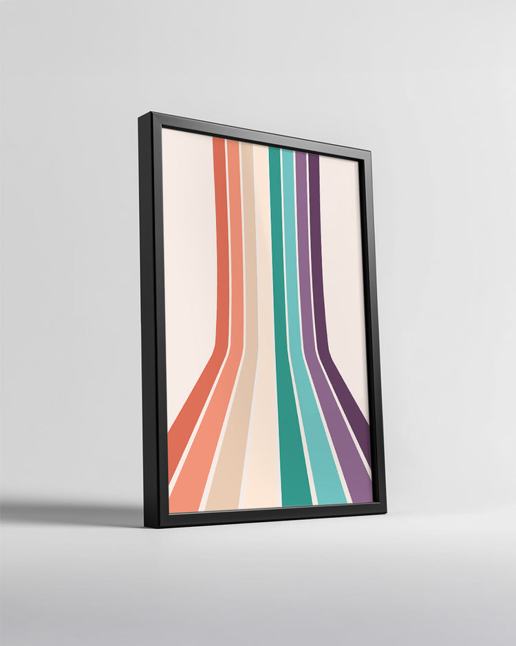 Stripe Road Poster Tablosu