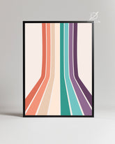 Stripe Road Poster Tablosu