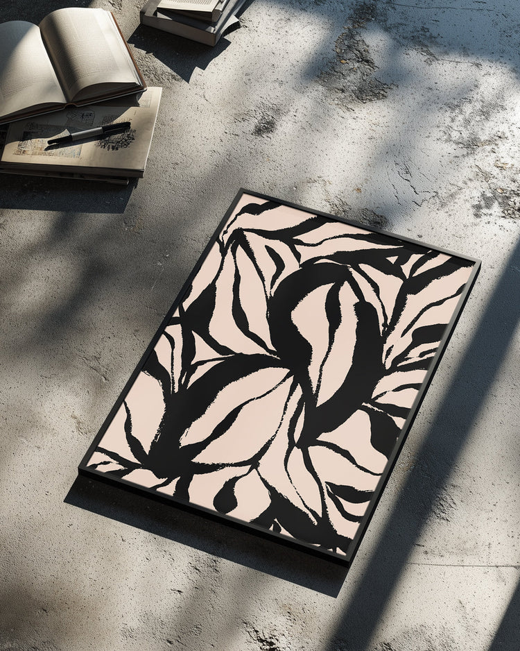 Stroke Art Poster Tablosu