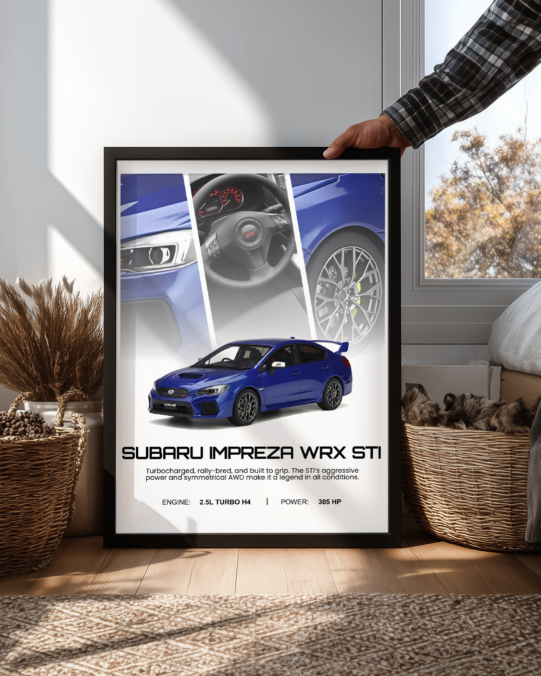 Subaru Impreza WRX STI Poster Tablosu