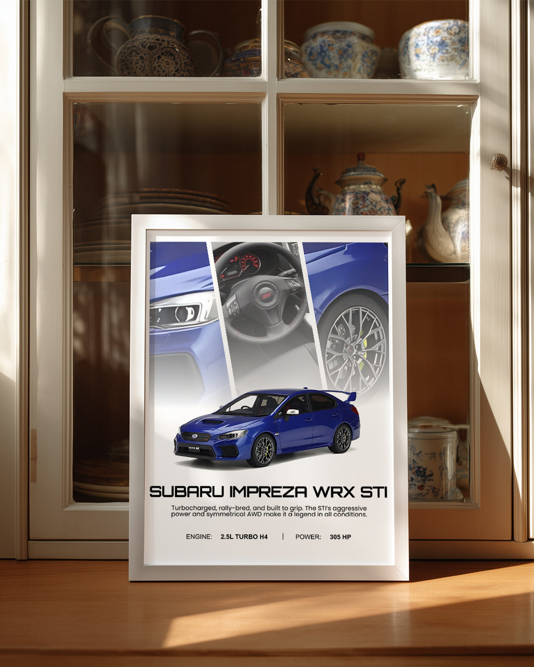 Subaru Impreza WRX STI Poster Tablosu