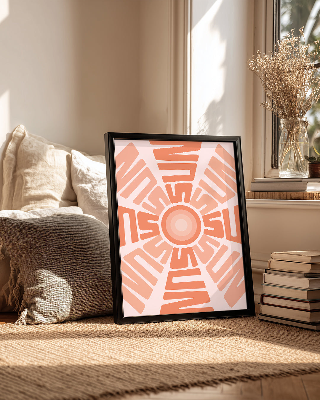 Sun Burst Poster Tablosu