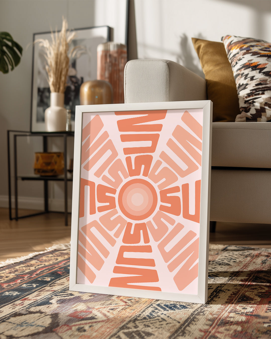 Sun Burst Poster Tablosu