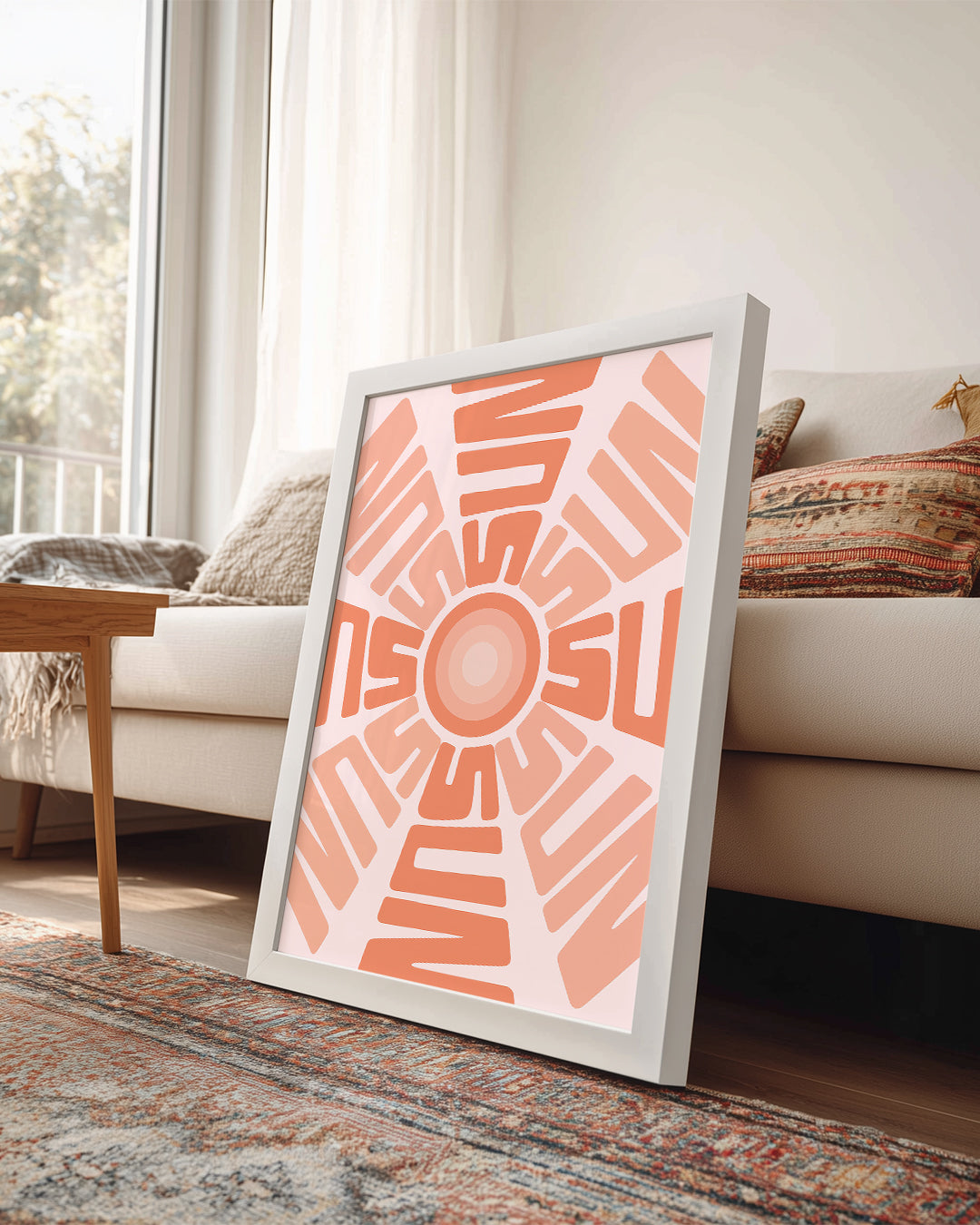 Sun Burst Poster Tablosu