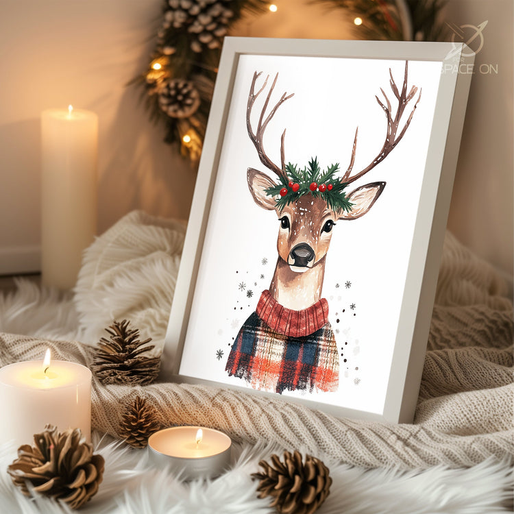 Swan Frozen Lake Poster Tablosu