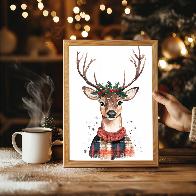 Swan Frozen Lake Poster Tablosu