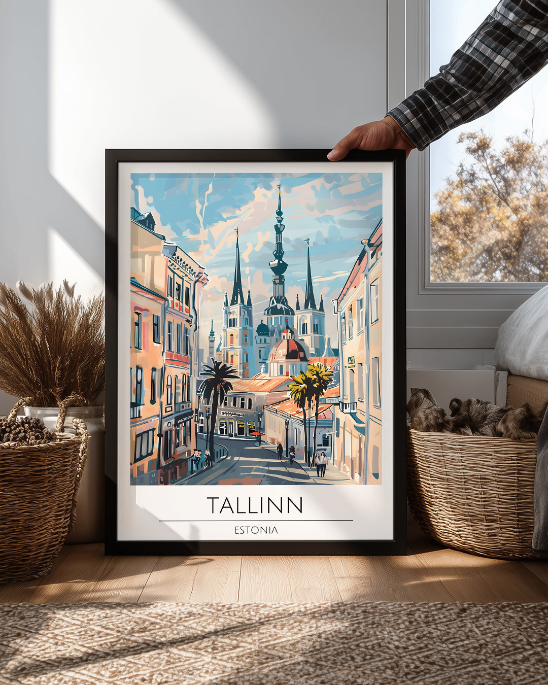 Tallinn Estonya Poster Tablosu