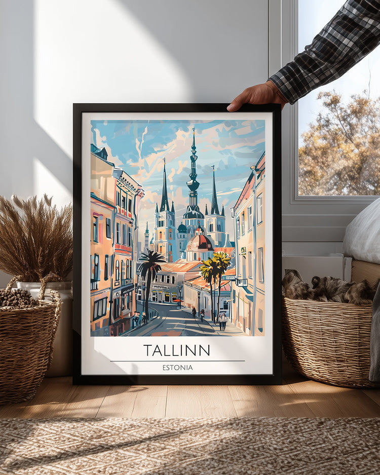 Tallinn Estonya Poster Tablosu