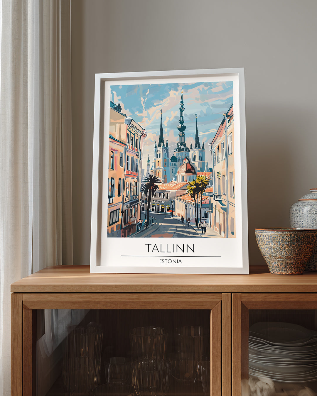Tallinn Estonya Poster Tablosu