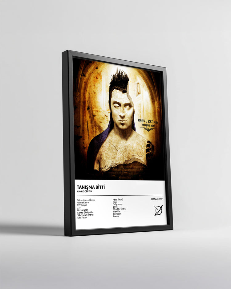 Tanışma Bitti - Hayko Cepkin Poster Tablosu