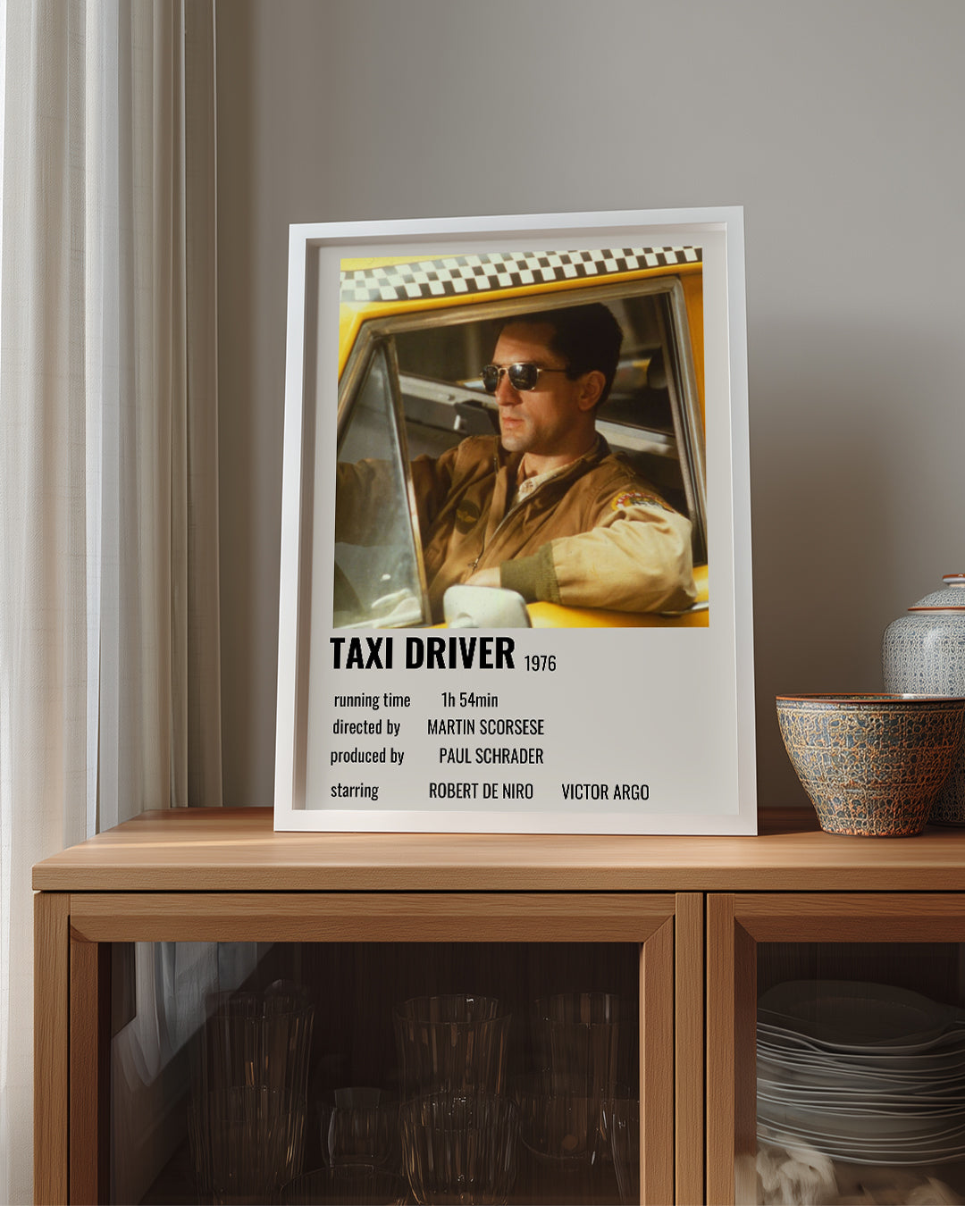 Taxi Driver Poster Tablosu