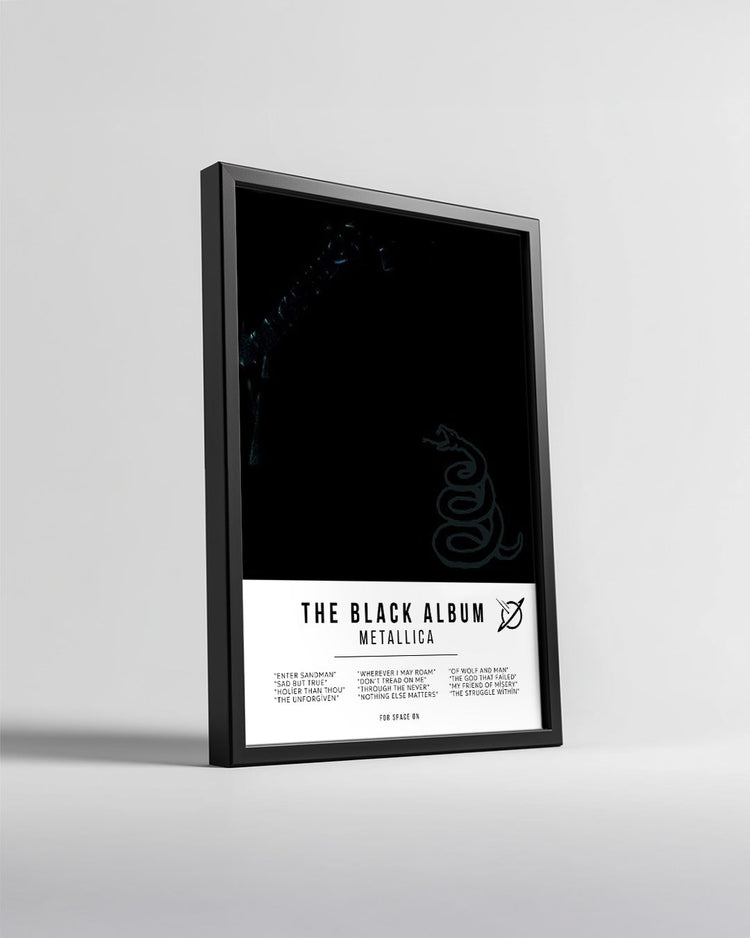 The Black Album - Metallica Poster Tablosu